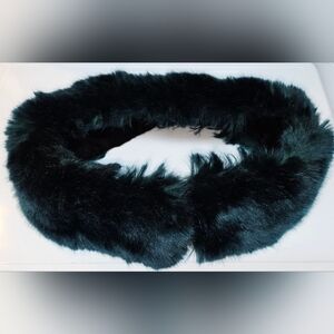 Teal Faux Frenzi Fur By Dena Scarf Or Headband